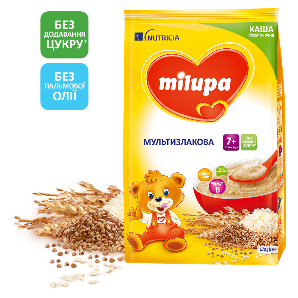 Дитяча каша Milupa Мультизлакова 170 г (5900852930034) - зображення 1