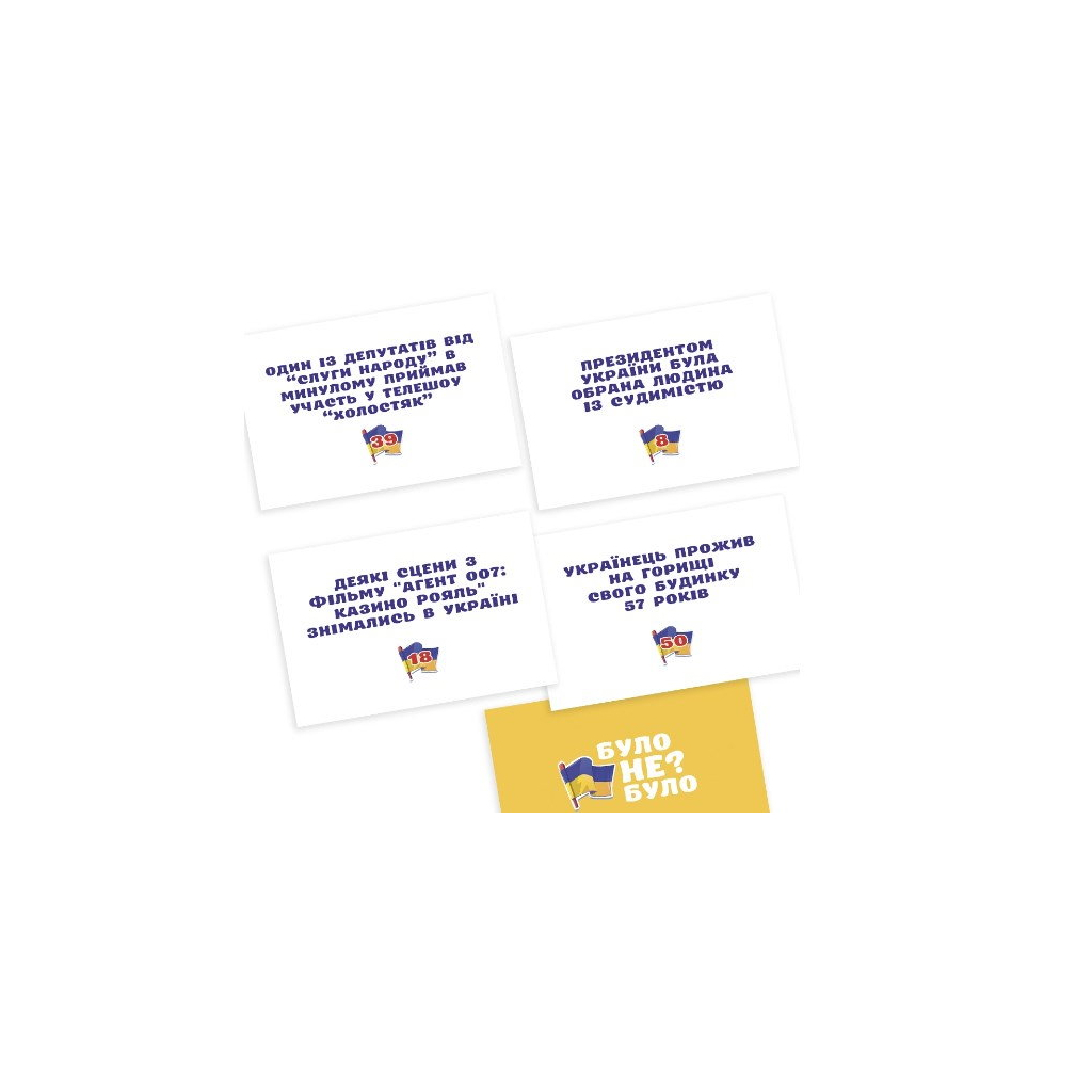 Настільна гра PLAYROOM Було не було? В сучасній Україні (ВР_БНБУ) - зображення 3