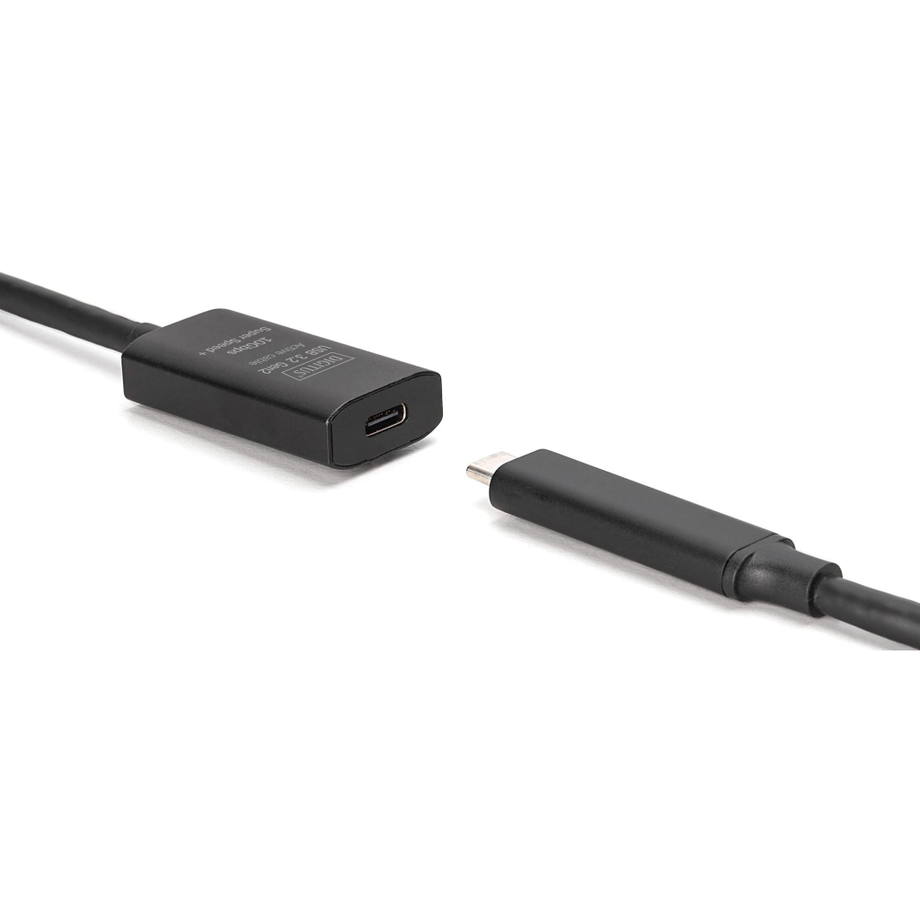 Дата кабель USB-С to USB-C 5.0m M/F USB3.2 Gen2 Active 10G Digitus (DA-73112) - зображення 3