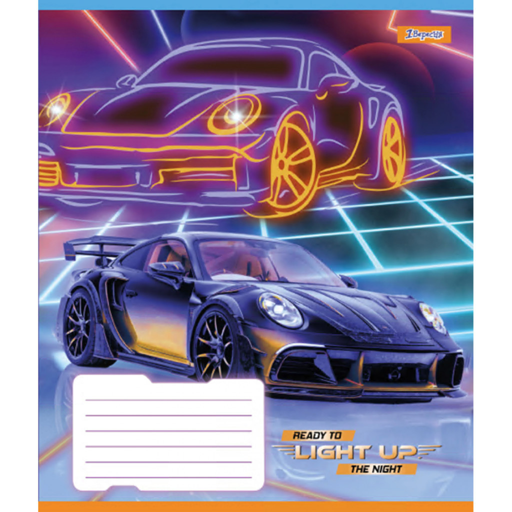 Зошит 1 вересня 1В Lights up 60 аркушів клітинка (767135) - зображення 3