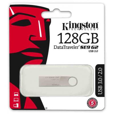 USB флеш накопичувач Kingston 128Gb DataTraveler SE9 G2 USB 3.0 (DTSE9G2/128GB) - зображення 4