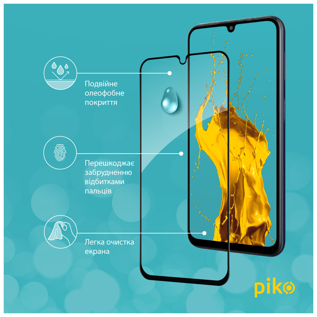 Скло захисне Piko Full Glue Samsung M34 5G Black (1283126575778) - зображення 4