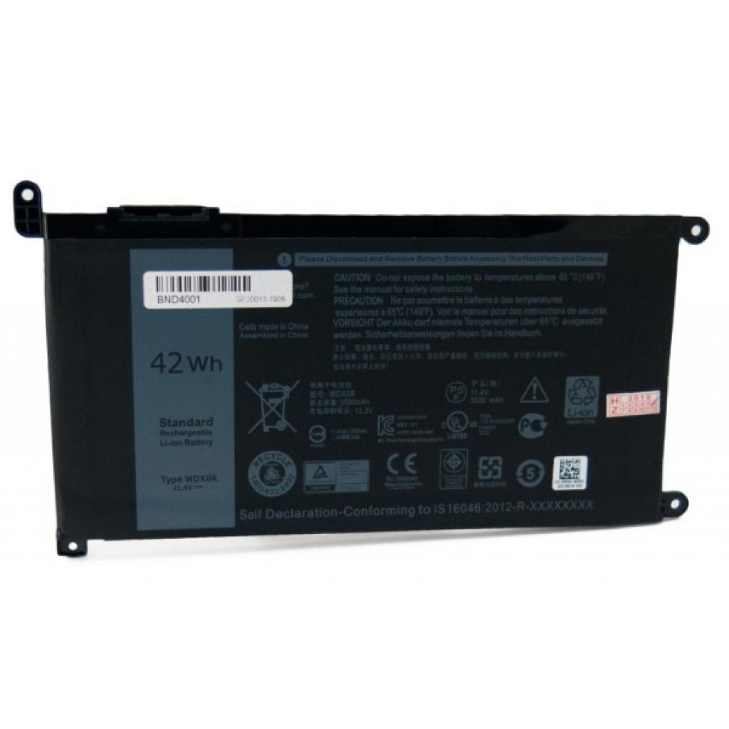 Акумулятор до ноутбука Extradigital Dell WDX0R 13.2V, 3500mAh (BND4001) - зображення 1
