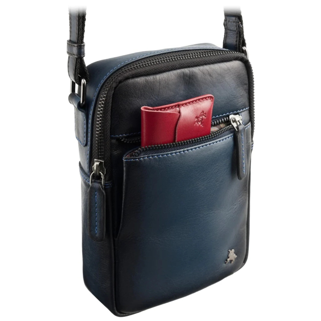 Сумка Visconti AT43 Gianni Burnish Blue (AT43 B/BLUE) - зображення 4