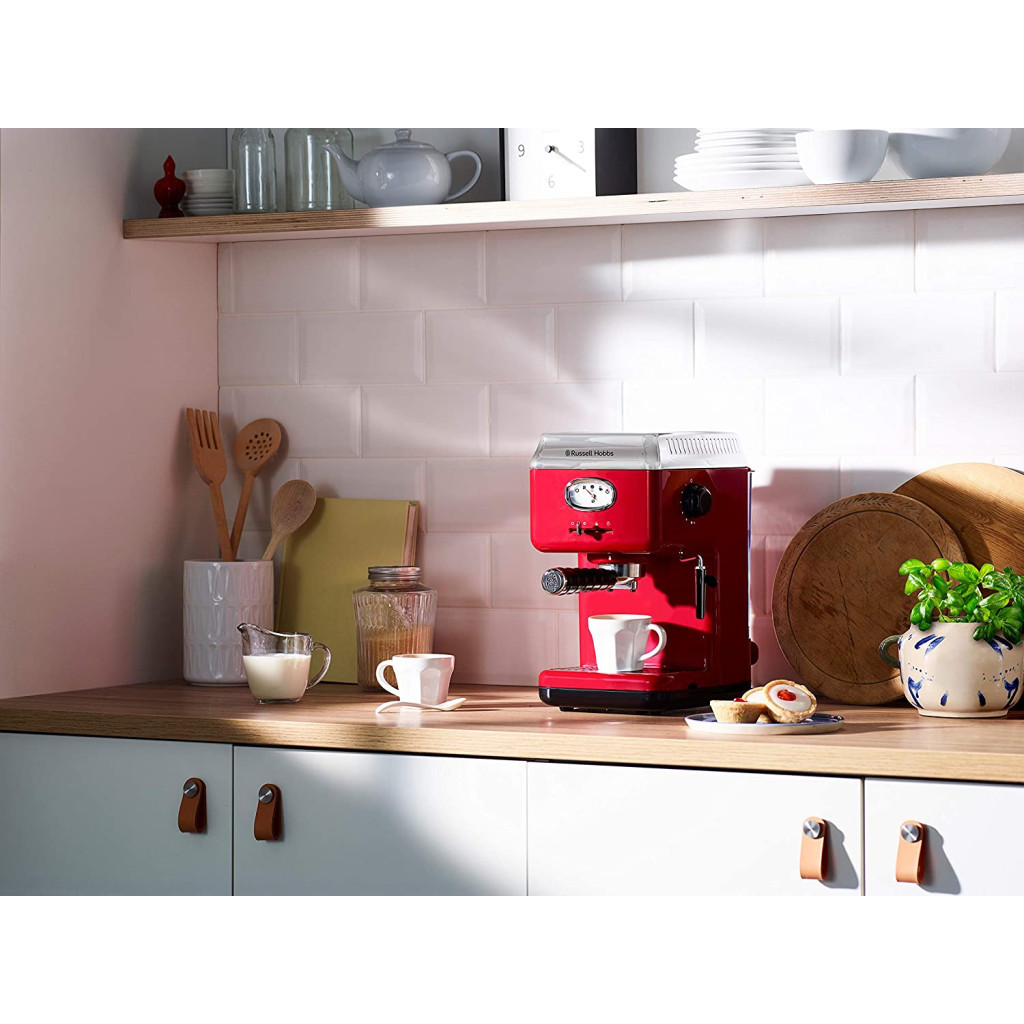 Ріжкова кавоварка еспресо Russell Hobbs Hobbs 28250-56 Retro (28250-56) - зображення 3