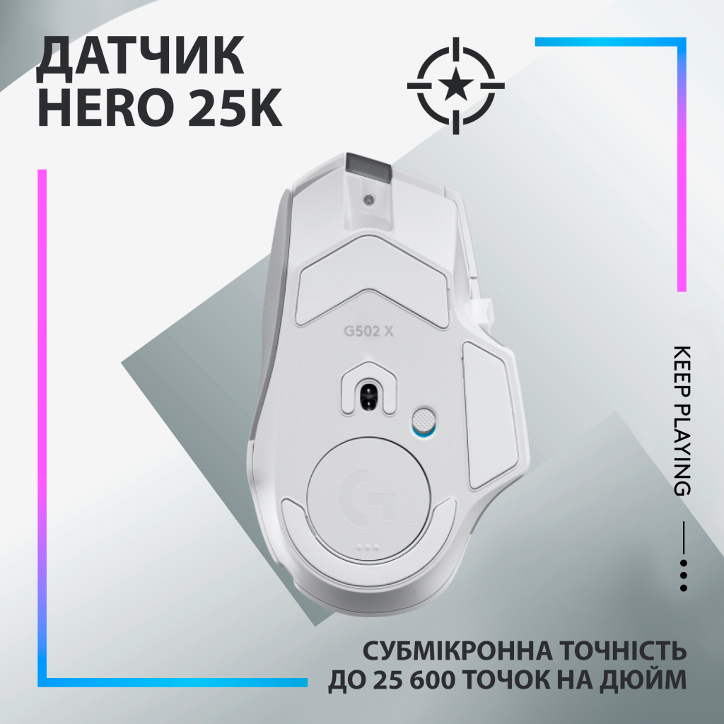 Мишка Logitech G502 X Plus Wireless White (910-006171) - зображення 4