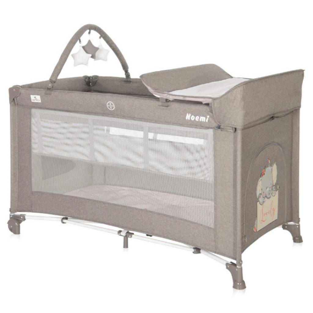 Дитячий манеж Lorelli NOEMI 2L+ string elephan - зображення 1