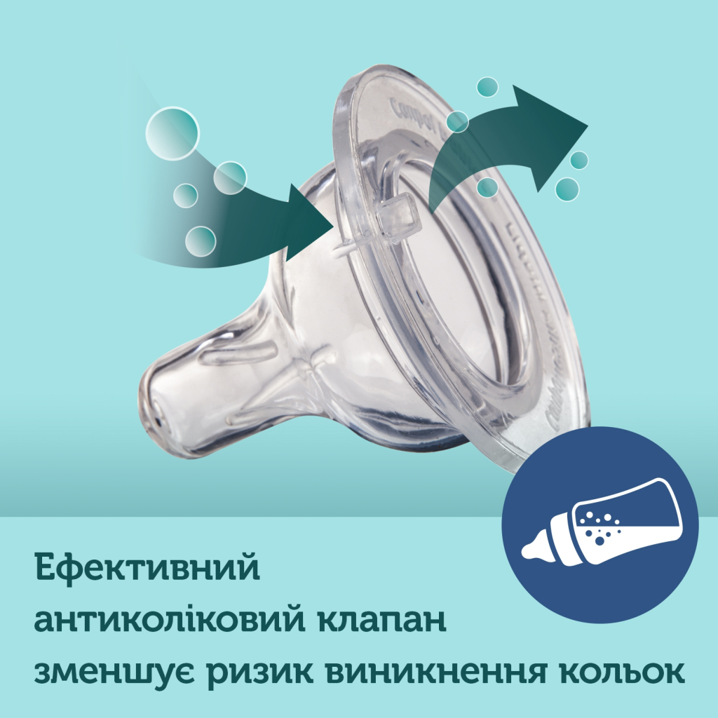 Соска Canpol babies EasyStart силіконова із широкою шийкою, середня 1 шт. (21/721) - зображення 4