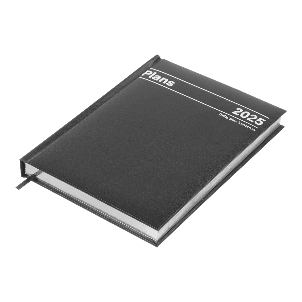 Тижневик Buromax датований 2025 STYLE, А5 чорний (BM.21120-01) - изображение 2