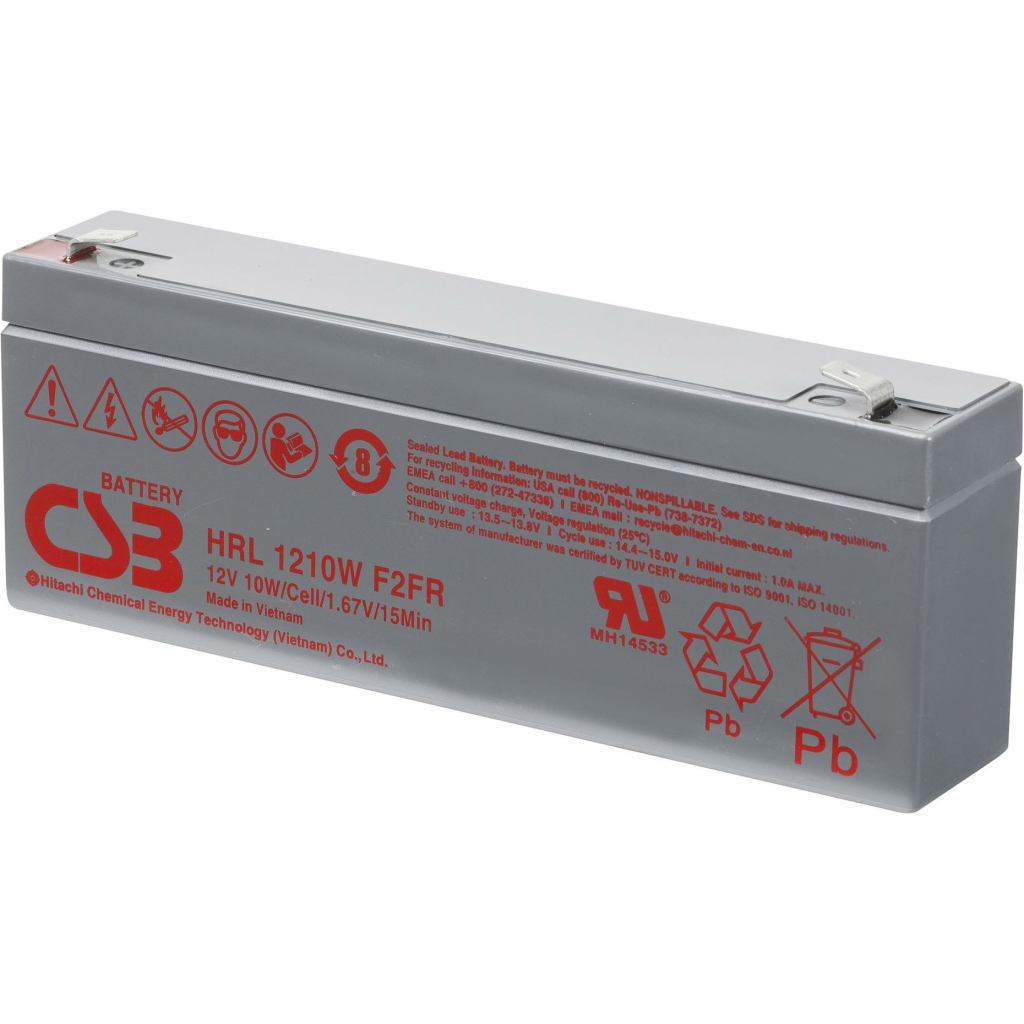 Батарея до ДБЖ CSB 12V 2.3Ah (HRL1210WF2) - зображення 1