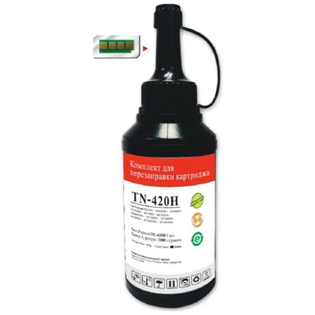 Тонер Pantum TN-420H (1*3000ст; 1тонер + 1чип) (TN-420H) - зображення 1