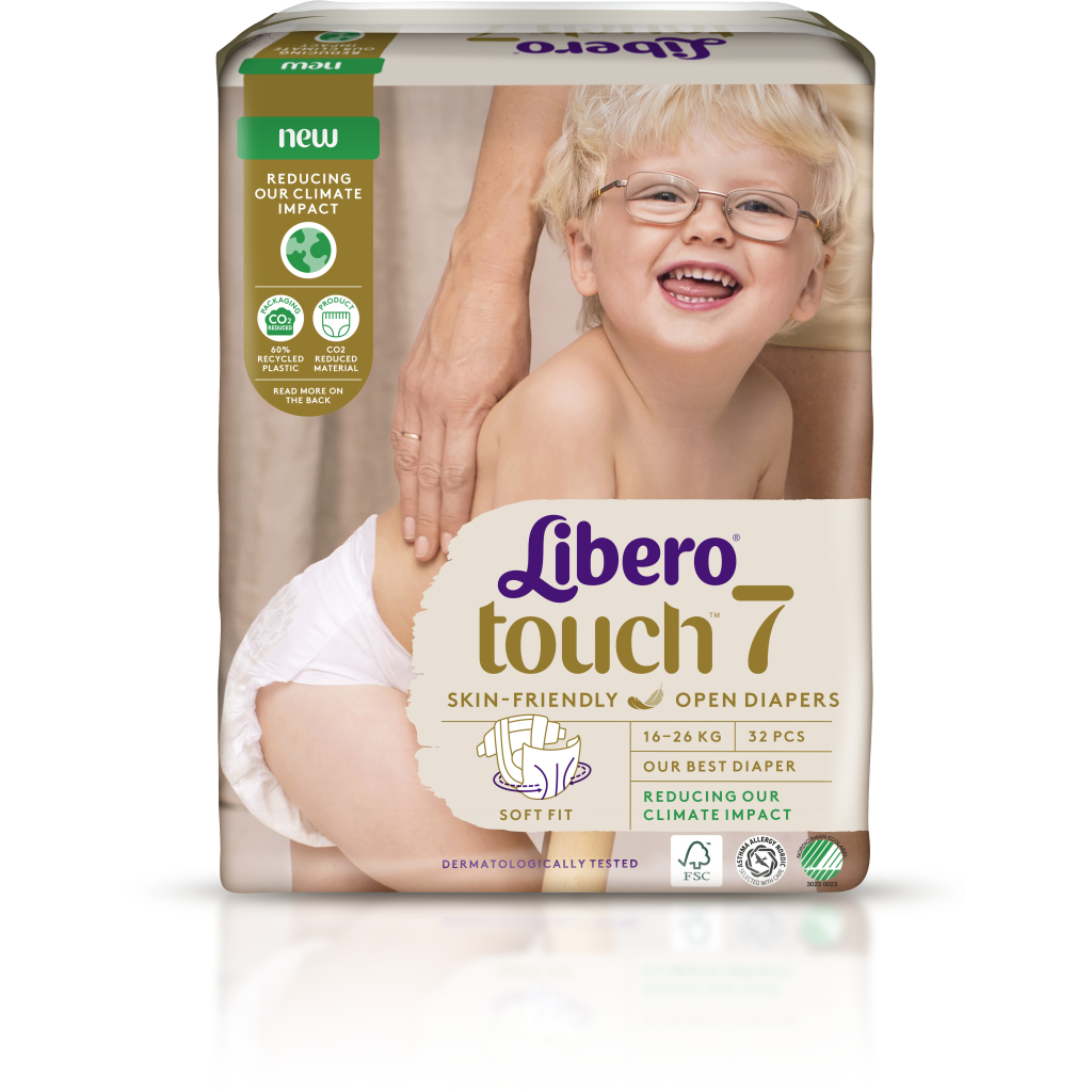Підгузки Libero Touch Розмір 7 (16-26 кг) 32 шт (7322541750057) - зображення 2