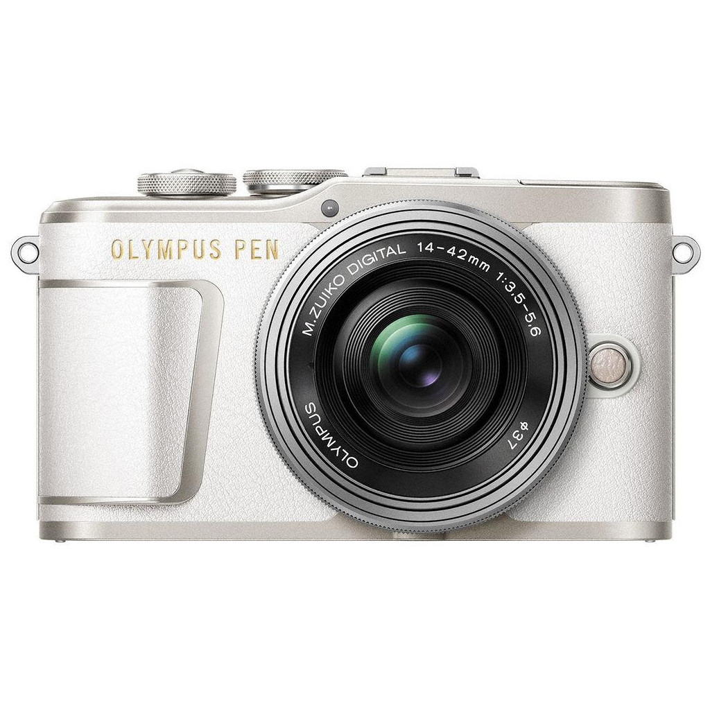 Цифровий фотоапарат Olympus E-PL9 14-42 mm Pancake Zoom Kit white/silver (V205092WE000) - зображення 1