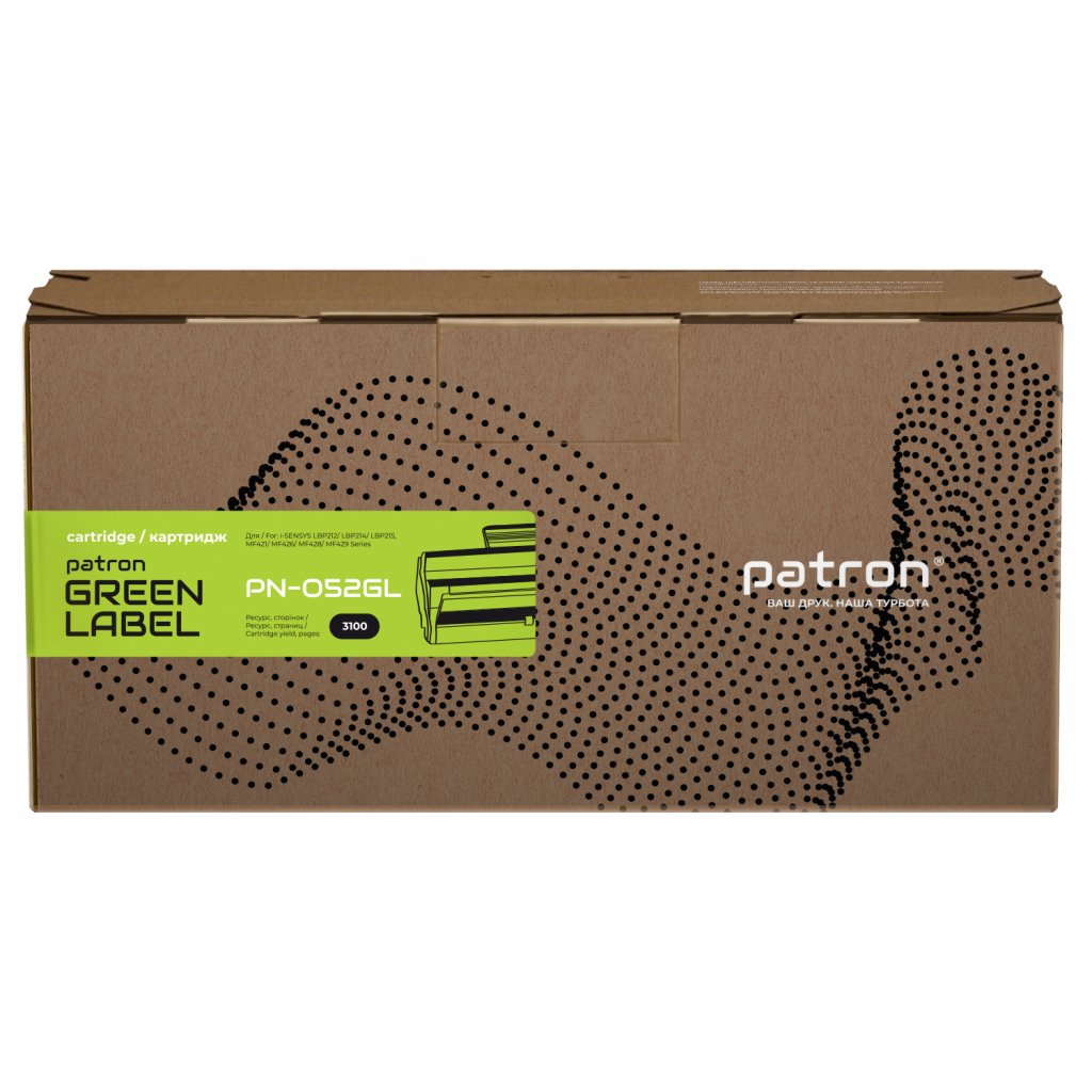 Картридж Patron CANON 052 GREEN Label (PN-052GL) - зображення 2