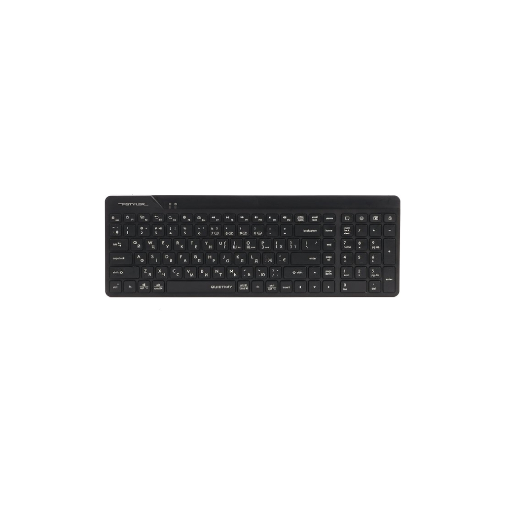 Клавіатура A4Tech FBK23 AS Wireless/Bluetooth Black (4711421001168) - зображення 1