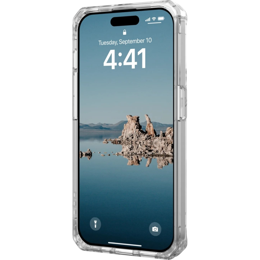 Чохол до мобільного телефона UAG Apple Iphone 15 Pro Plyo Magsafe Ice/Silver (114286114333) - зображення 4