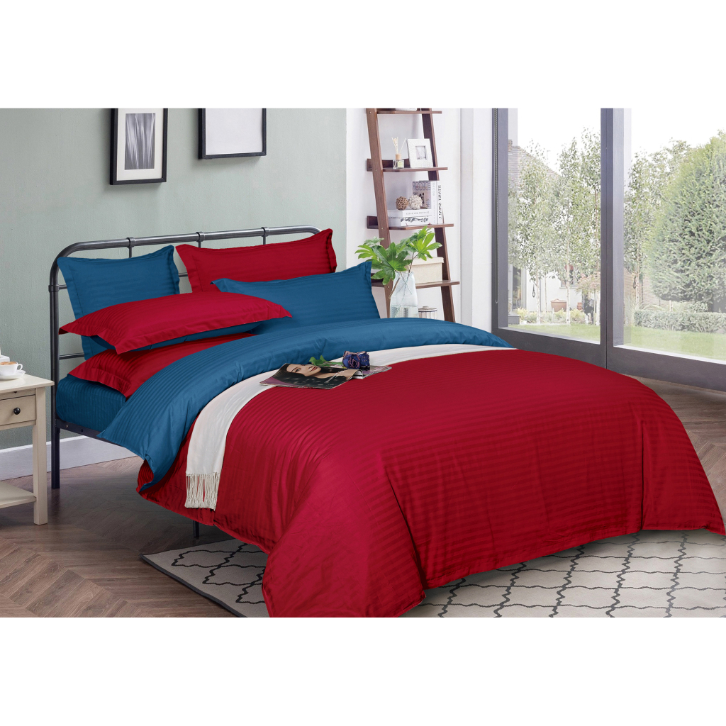 Підковдра MirSon Satin Stripe 30-0018 + 30-0020 Nariman 220х240 см (2200005263457) - зображення 1