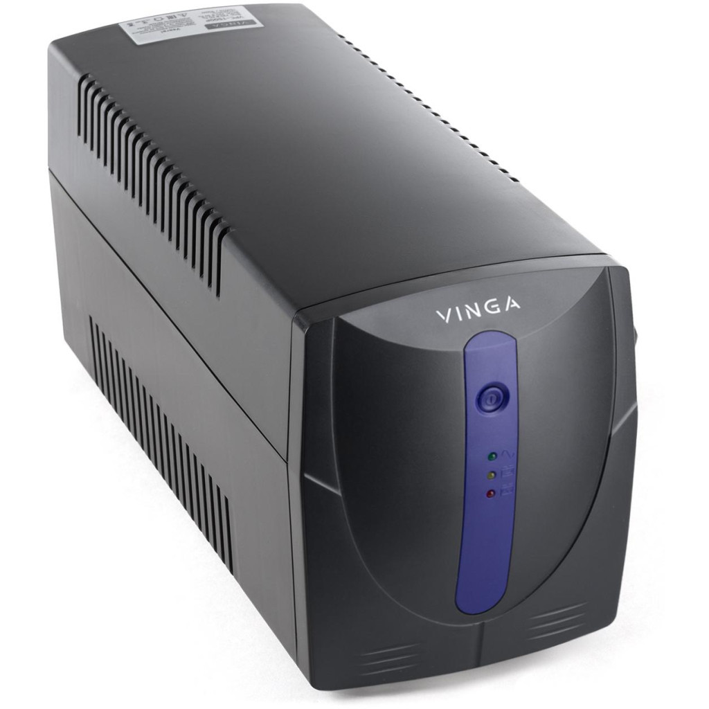 Пристрій безперебійного живлення Vinga LED 1500VA plastic case with USB (VPE-1500PU) - зображення 9
