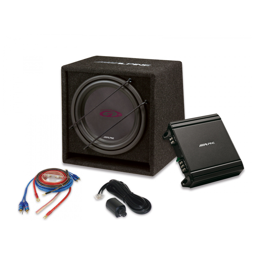 Активний сабвуфер Alpine SBG-30KIT - зображення 1