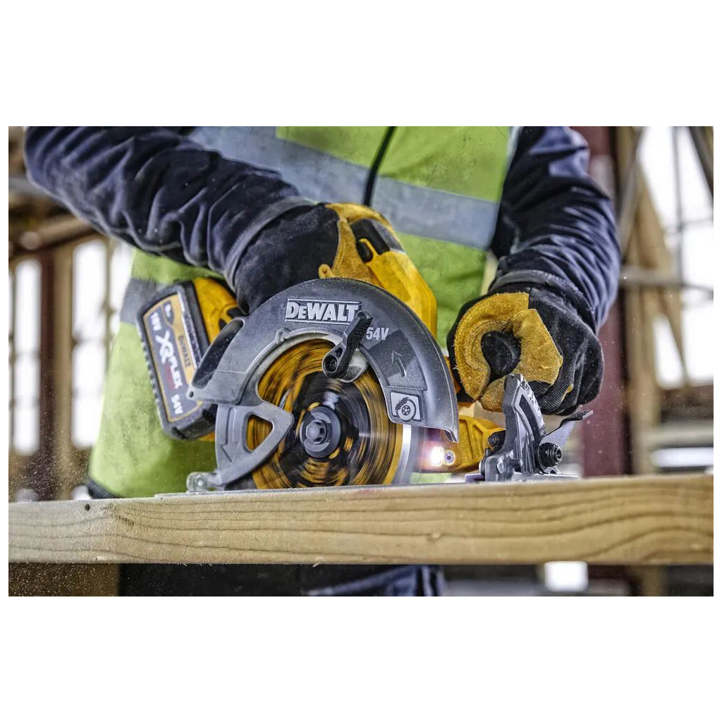 Дискова пила DeWALT 54В XR FLEXVOLT Li-lon, диск 190х30 мм, 3.6 кг, кейс TSTAK (без АКБ та ЗП) (DCS578NT) - зображення 6