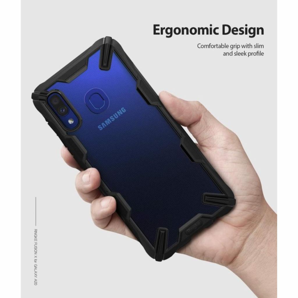 Чохол до мобільного телефона Ringke Fusion X Samsung Galaxy A20 Black (RCS4521) - зображення 3