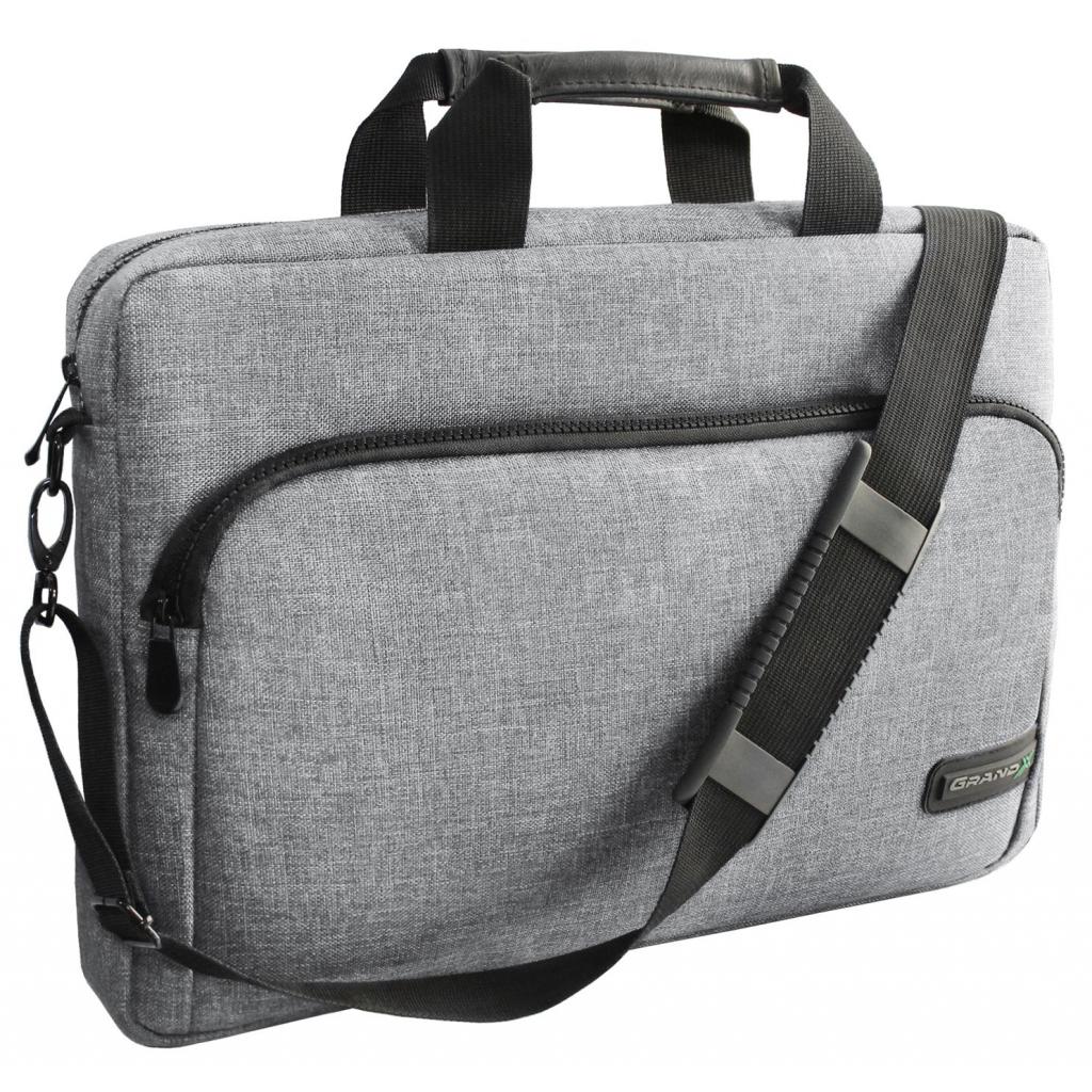 Сумка для ноутбука Grand-X 15.6'' SB-139 Light Grey (SB-139G) - изображение 3