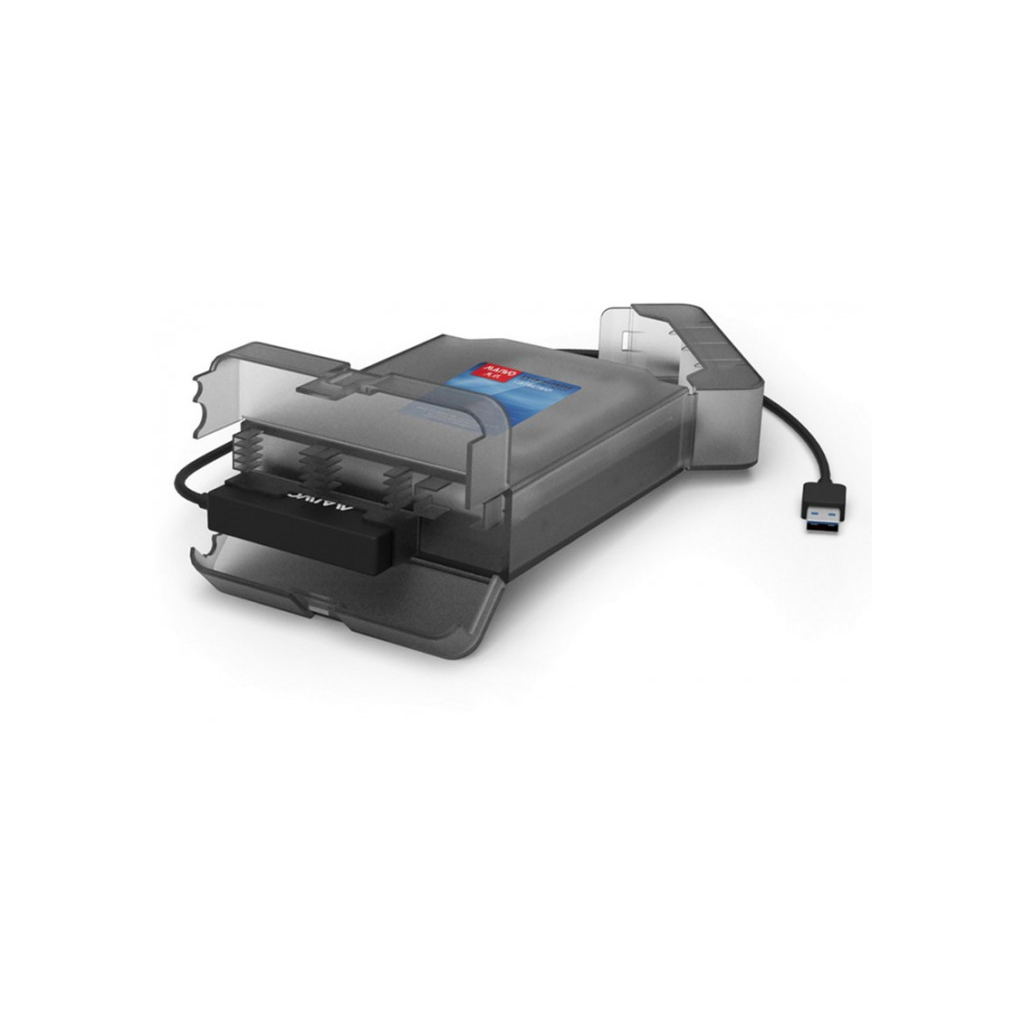 Кишеня зовнішня Maiwo K104A USB 3.0 - SATA III, с блоком питания 12В/2А (K10435) - зображення 3