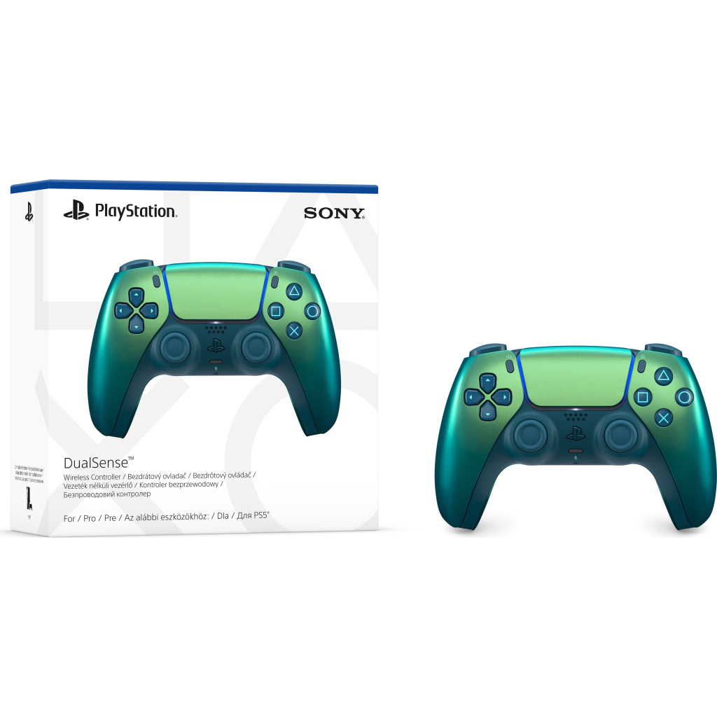Геймпад Sony Playstation DualSense Bluetooth PS5 Chrome Teal (1000044474) - зображення 2