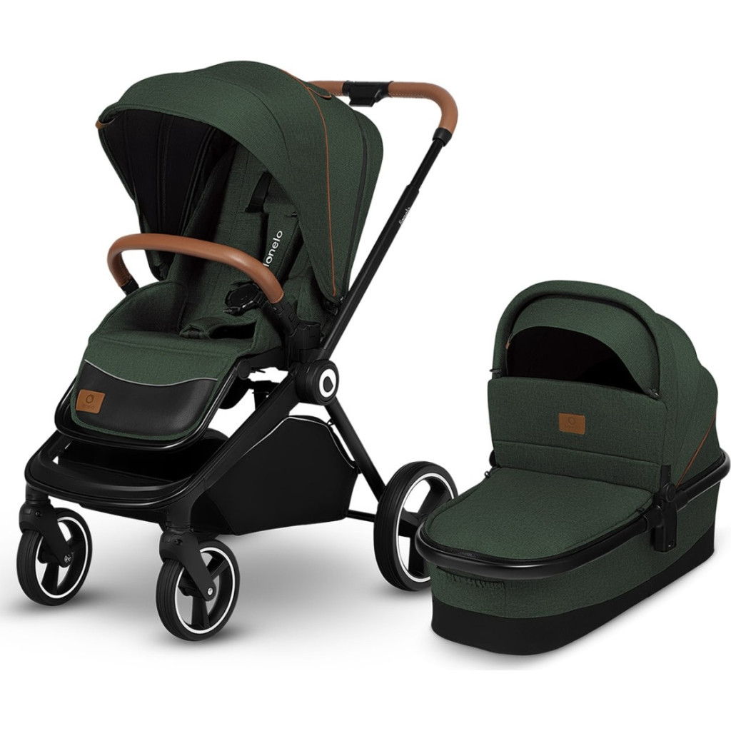 Коляска Lionelo 2 в 1 Mika 2IN1 Green Forest (LO-MIKA 2IN1 GREEN FOREST) - зображення 2