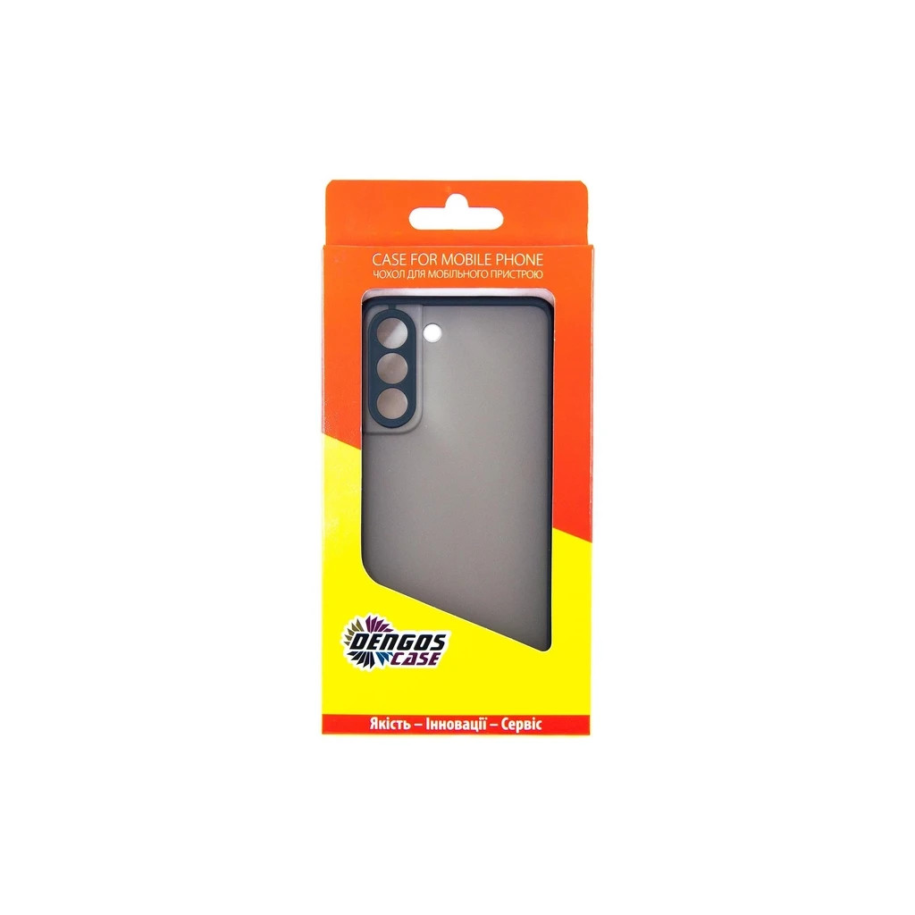 Чохол до мобільного телефона Dengos Kit for Samsung Galaxy S21 FE case + glass (Black) (DG-KM-27) - зображення 4