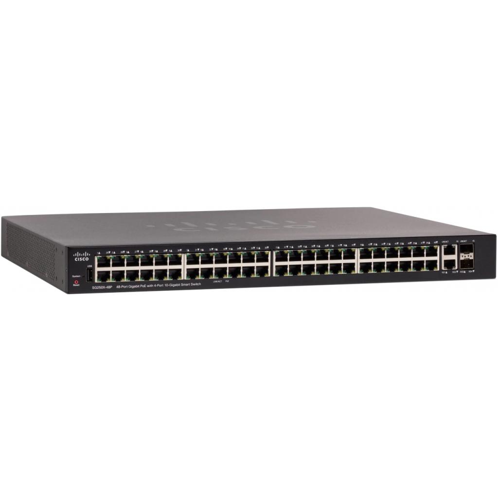 Комутатор мережевий Cisco SG250X-48P (SG250X-48P-K9-EU) - зображення 1