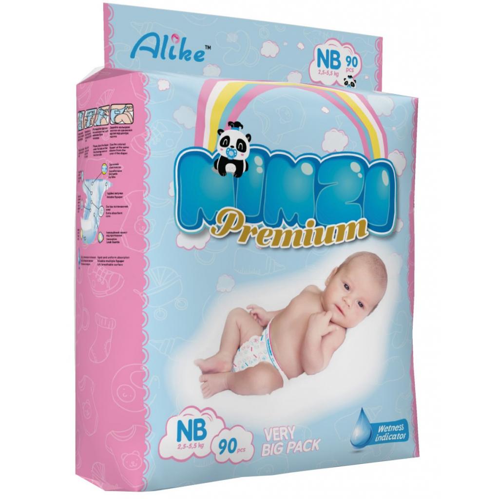 Підгузки Mimzi NB 2.5-5.5 кг 90 шт (MDNB90) - зображення 2