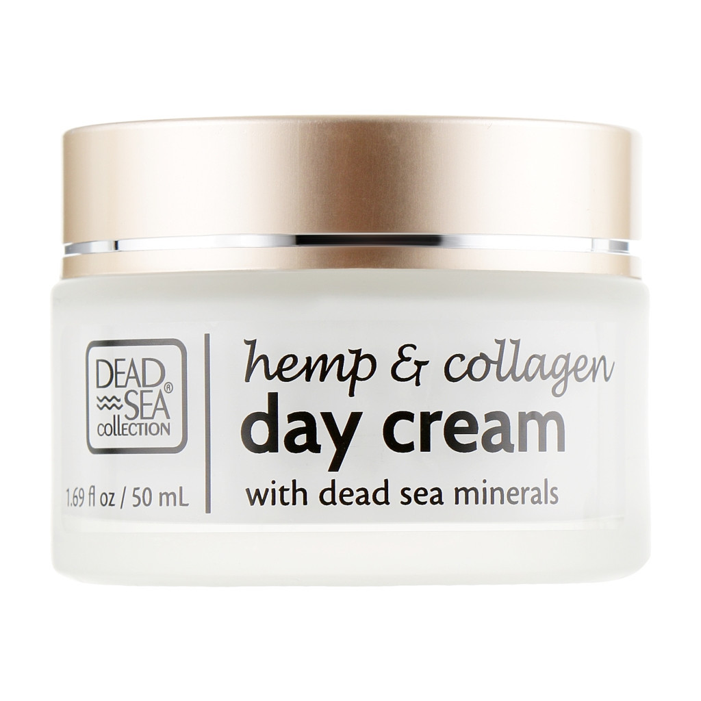 Крем для обличчя Dead Sea Collection з екстрактом конопель, колагеном і мін. Мертвого моря 50 мл (7290102259694) - зображення 2