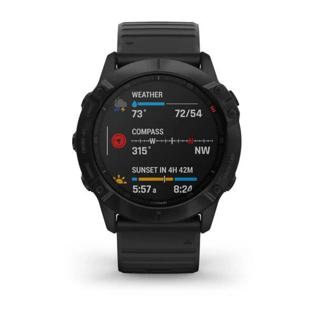 Смарт-годинник Garmin Fenix 6X Pro Black with Black Band (010-02157-01/00) - зображення 4
