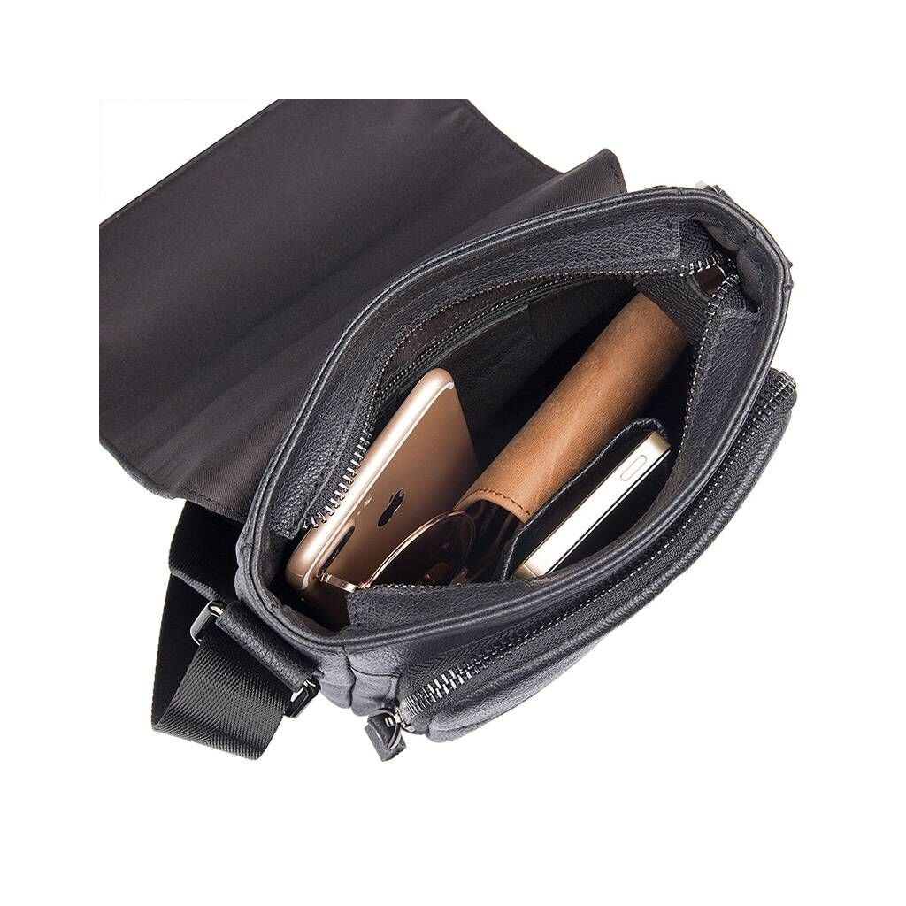 Сумка Vintage З натуральної шкіри Чорна (14545) - зображення 9