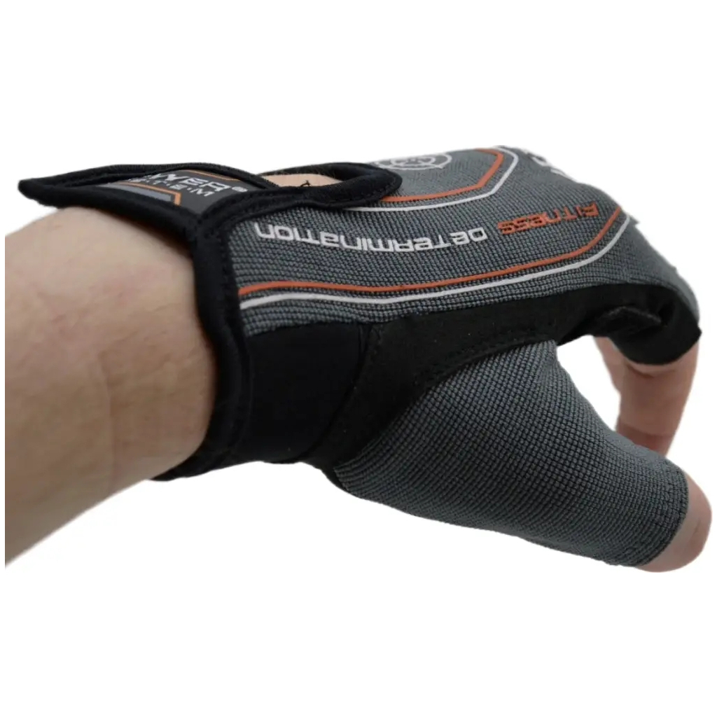 Рукавички для фітнесу Power System PS-2500 Power Plus Black/Red XL (PS-2500_XL_Black-red) - зображення 8