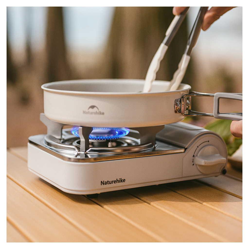 Портативна газова плитка Naturehike CNK2350CF016, біла (6927595754627) - зображення 2