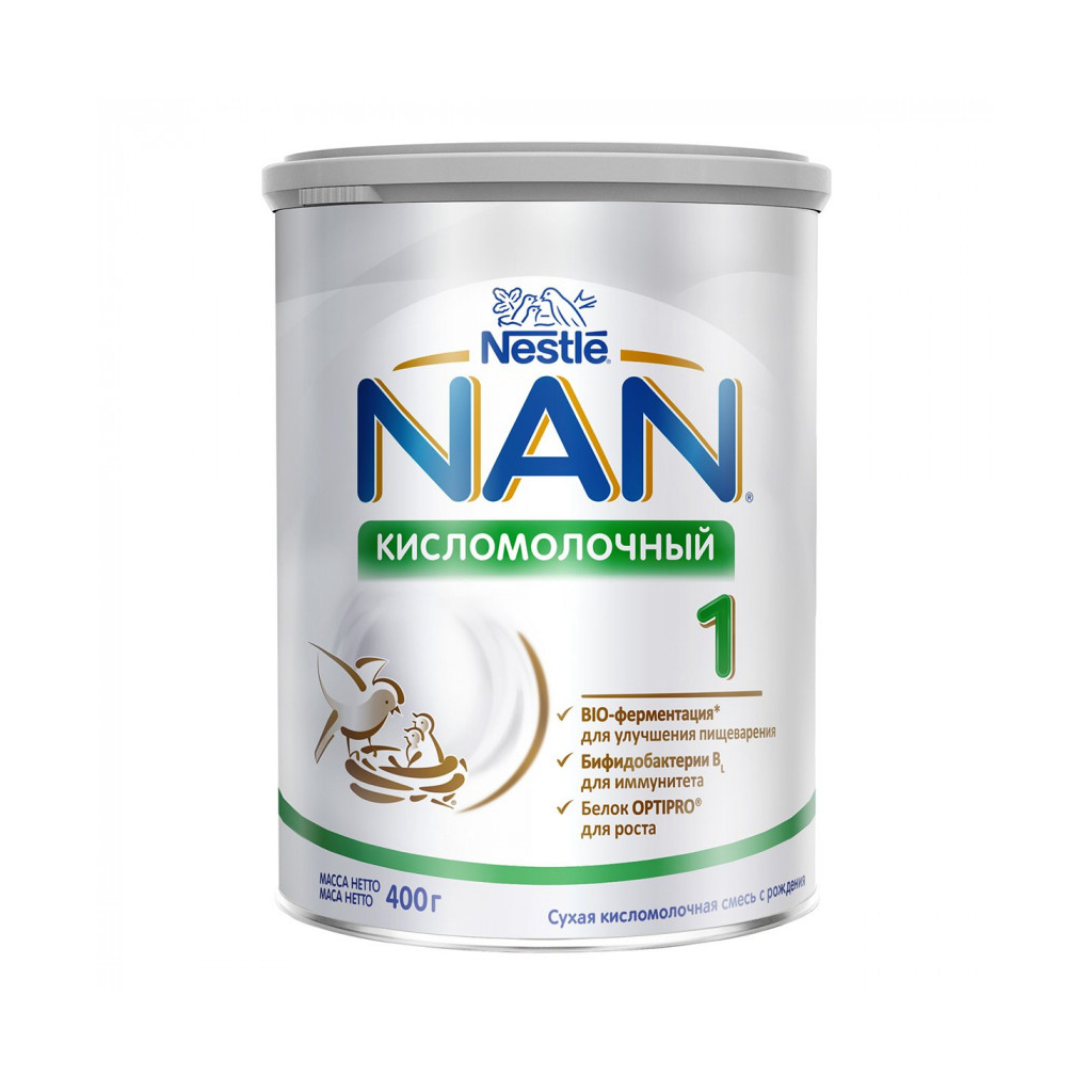 Дитяча суміш Nestle NAN 1 Кисломолочний з народження 400 г (7613031583362) - зображення 1