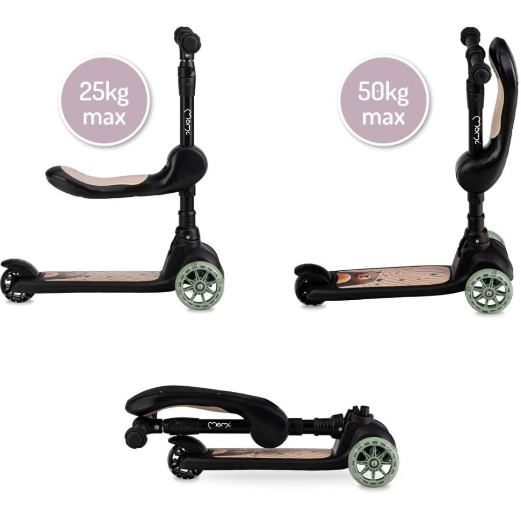 Самокат MoMi Kiuru black (HUBA00035) - зображення 8