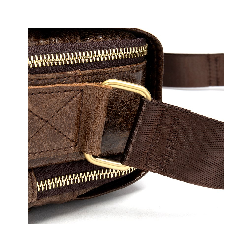 Сумка Vintage З натуральної гладкої шкіри Коричнева (14945) - зображення 8