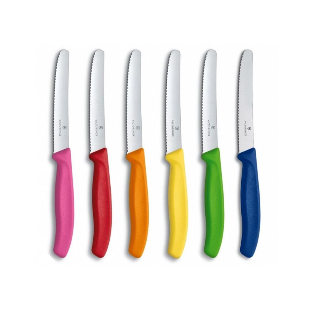 Набір ножів Victorinox SwissClassic TomatoSausage Set 6 шт Color (6.7839.6G) - зображення 2