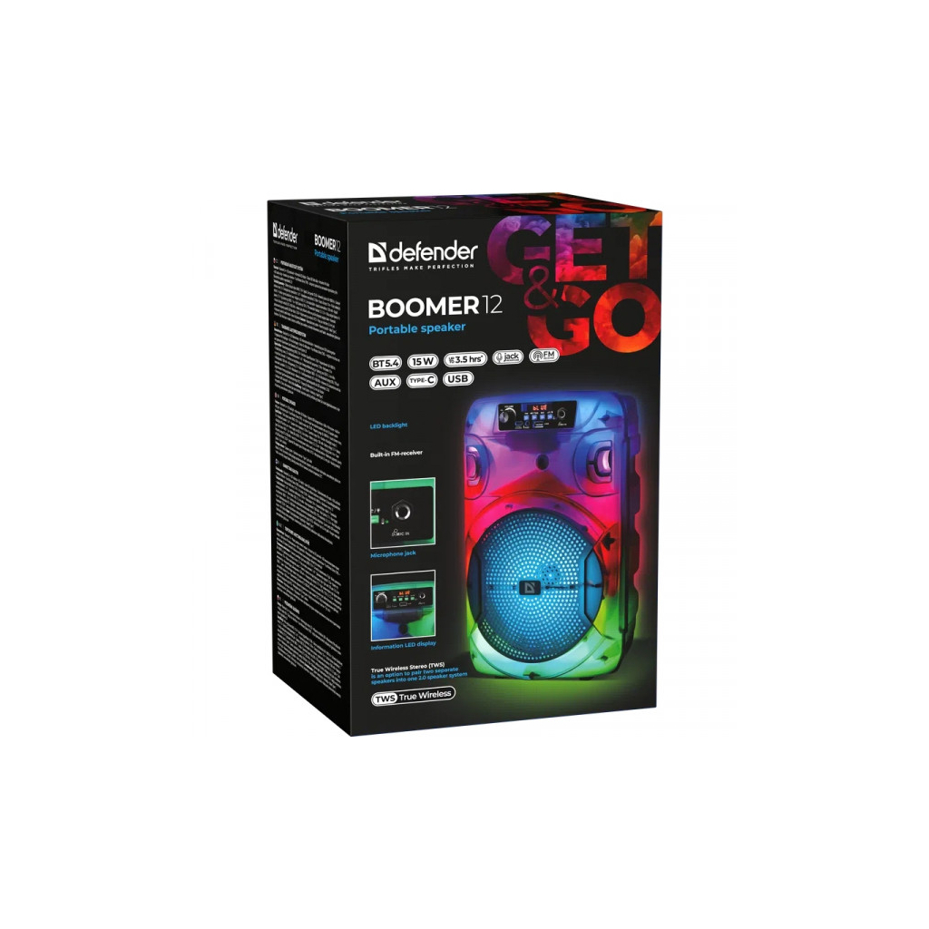 Акустична система Defender Boomer 12 (65412) - зображення 7