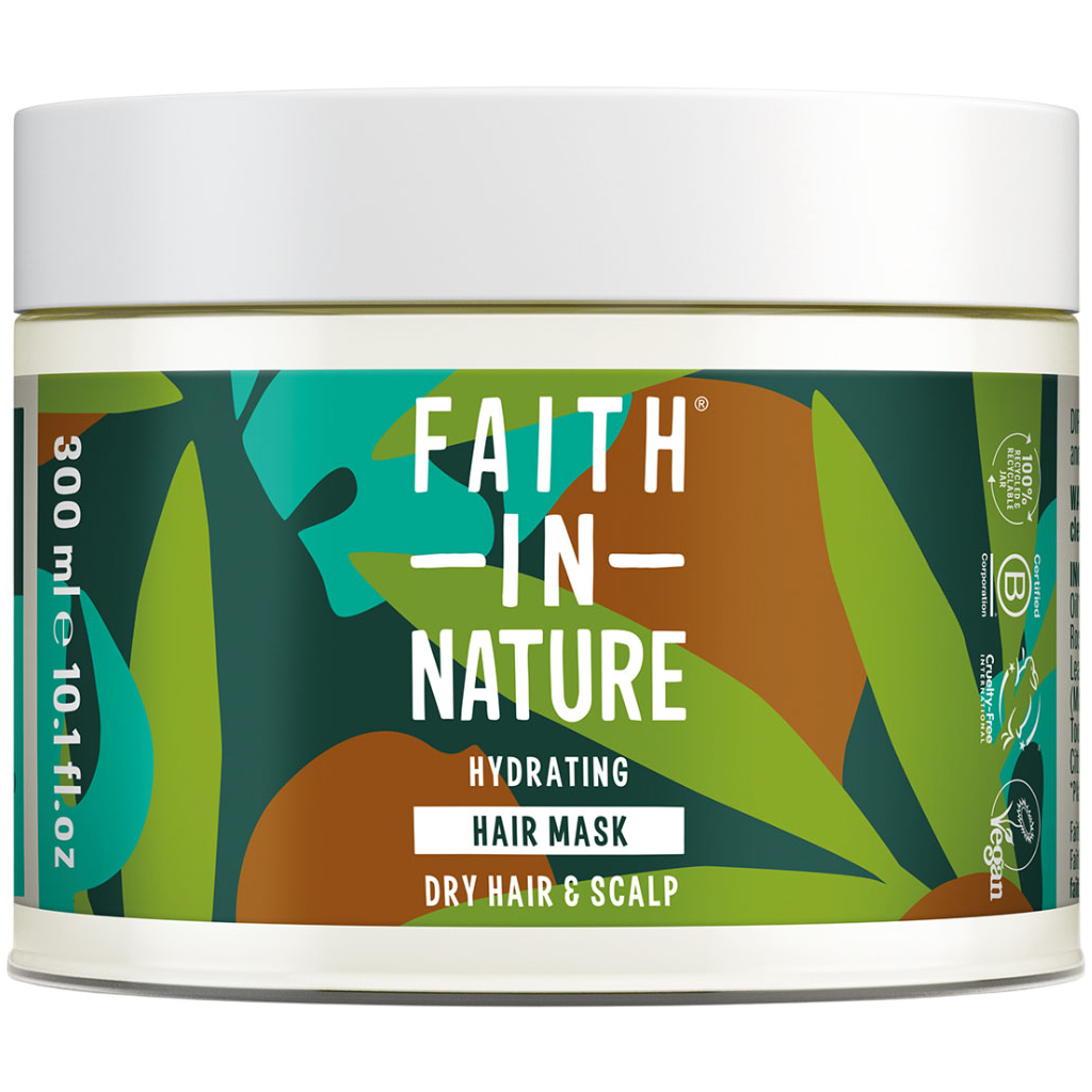 Маска для волосся Faith in Nature Натуральна З кокосом та ши 300 мл (708002307782) - зображення 1