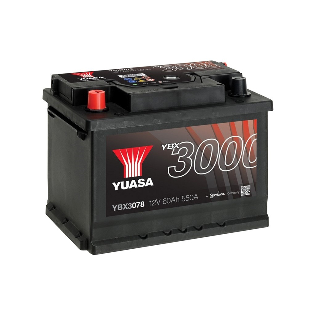 Акумулятор автомобільний Yuasa 12V 62Ah SMF Battery (YBX3078) - зображення 1