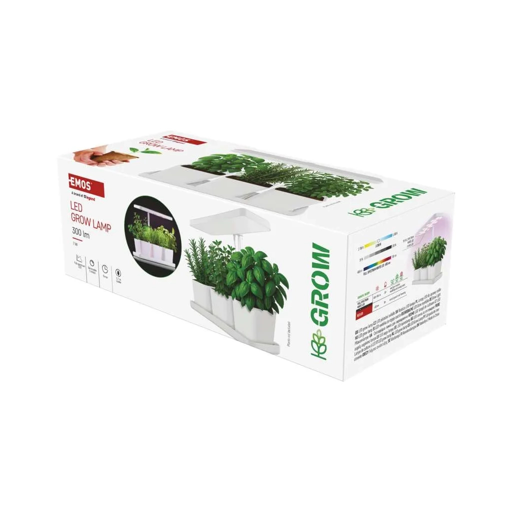 Настільна лампа EMOS LED лампа для рослин 7 W з таймером (Z7904) - picture 10