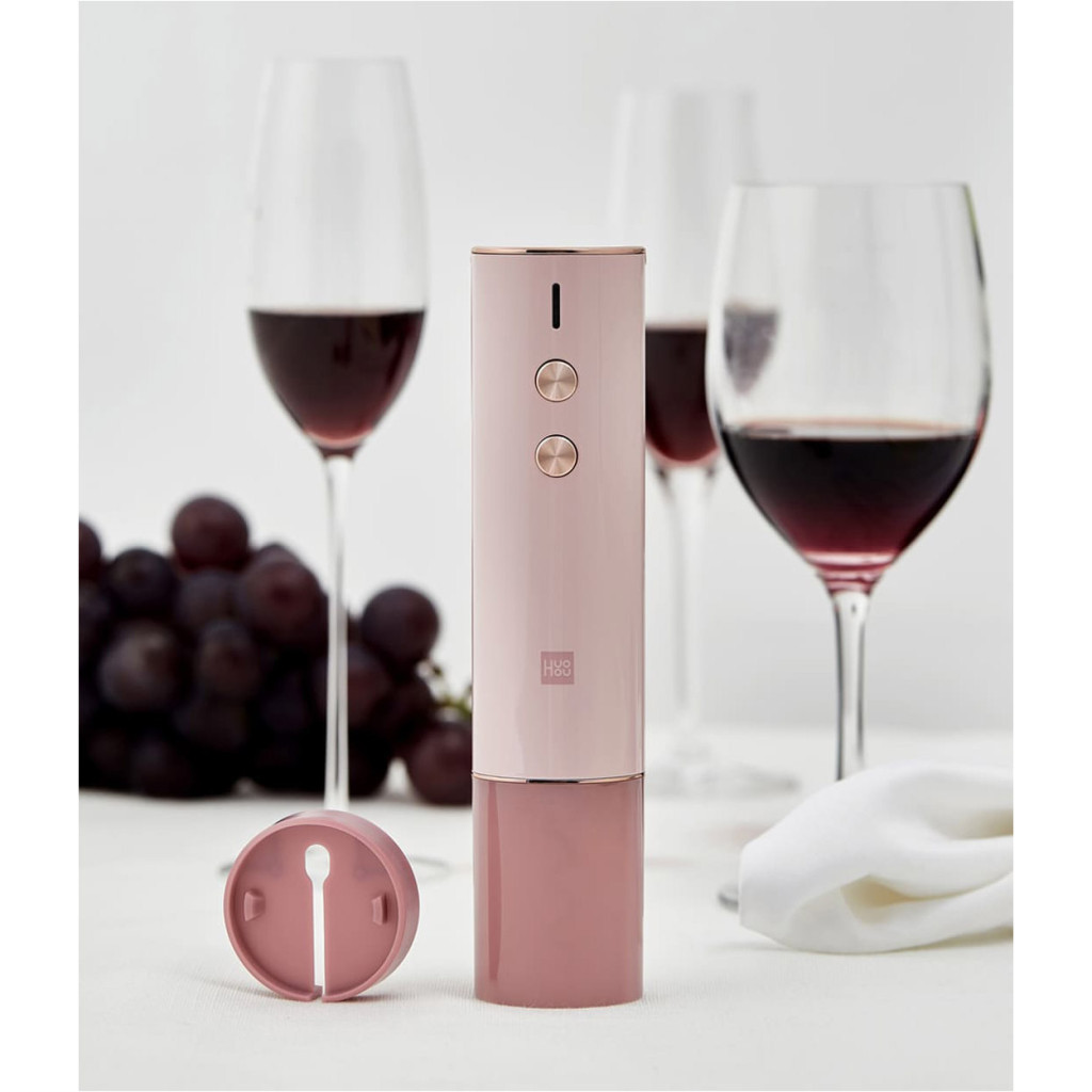 Штопор Xiaomi HuoHou Electric Wine Bottle Opener Pink (HU0121) - изображение 9