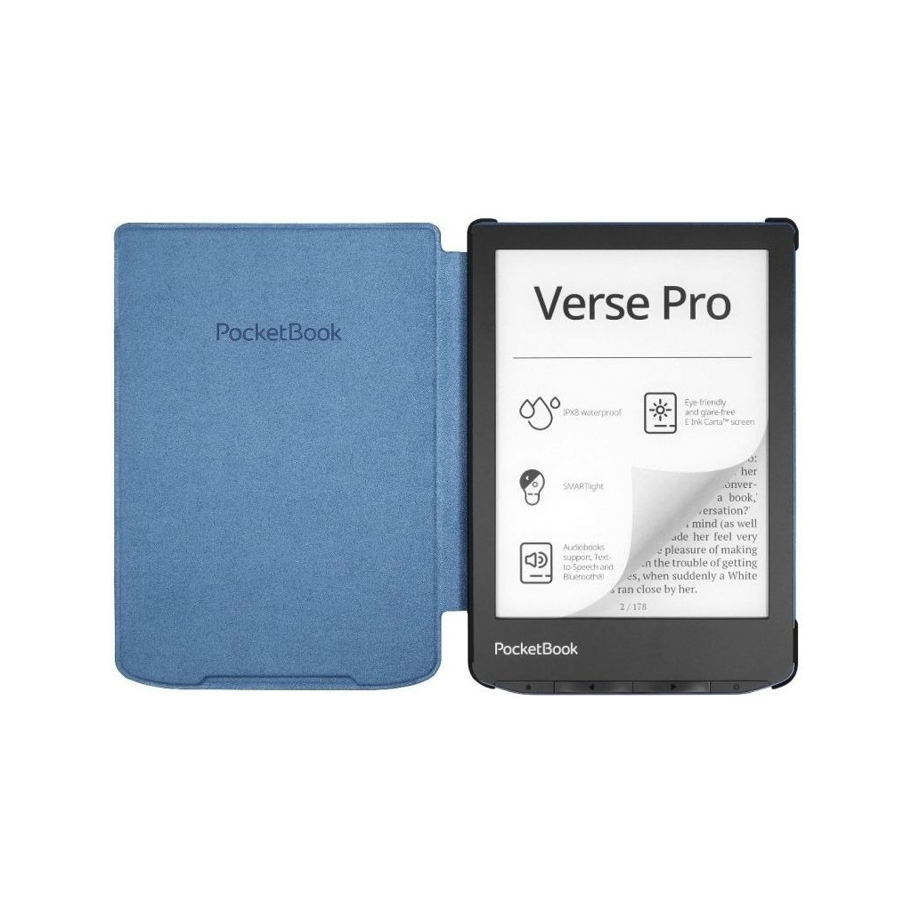 Чохол до електронної книги Pocketbook 629_634 Shell series blue (H-S-634-B-CIS) - зображення 6