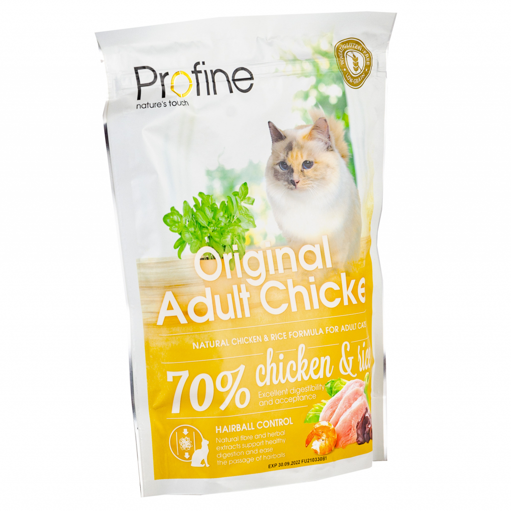Сухий корм для кішок Profine Cat Original Adult з куркою і рисом 300 г (8595602517695) - зображення 1