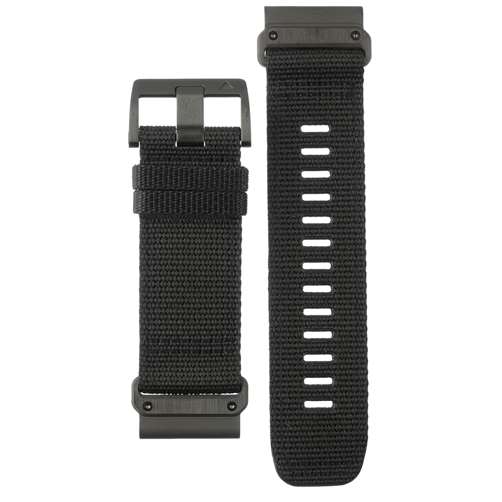 Ремінець до смарт-годинника Garmin Tactix Delta, 26mm QuickFit,Tactical Black Nylon (010-13010-00) - зображення 2