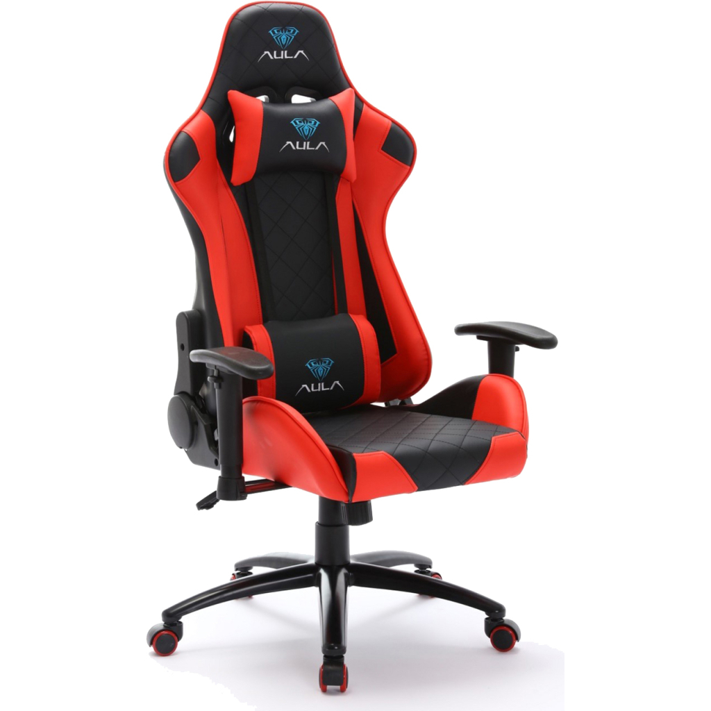 Крісло ігрове Aula F1029 Gaming Chair Black/Red (6948391286181) - зображення 2